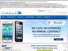 Tablet Screenshot of cellutouch.com